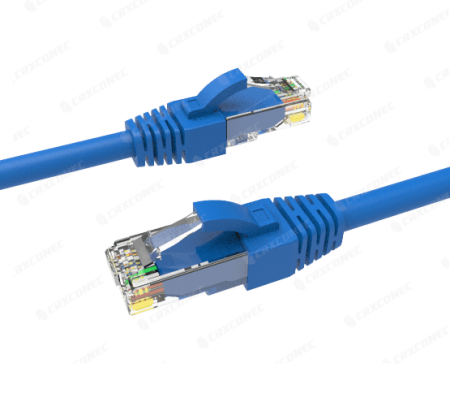 UL 인증 24 AWG Cat.6 UTP PVC 구리 케이블 패치 코드 1M 파란색 - UL 인증 24 AWG Cat.6 UTP 패치 코드